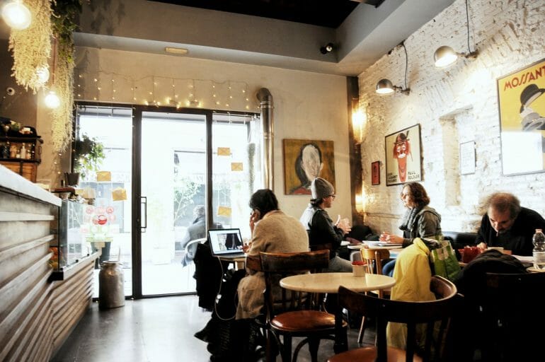 digital nomad in Rome Barnum Coffee