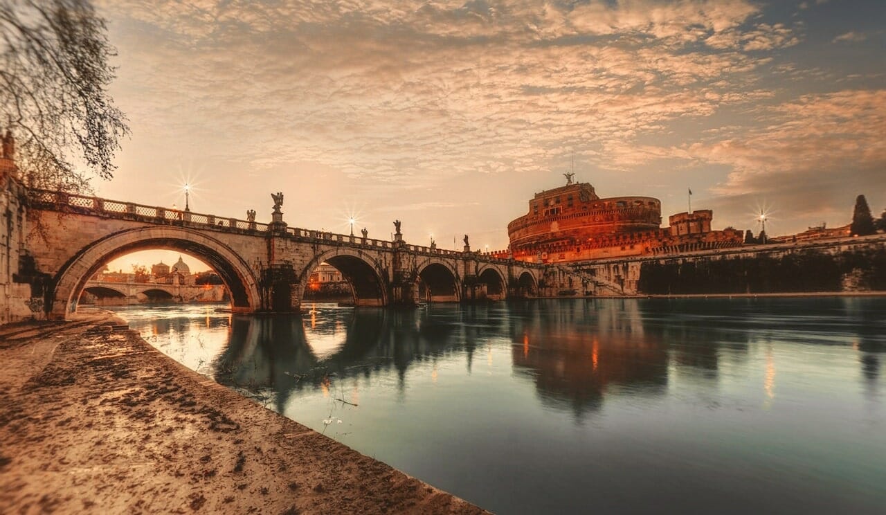 castel san angelo 360 panorama best views in rome
